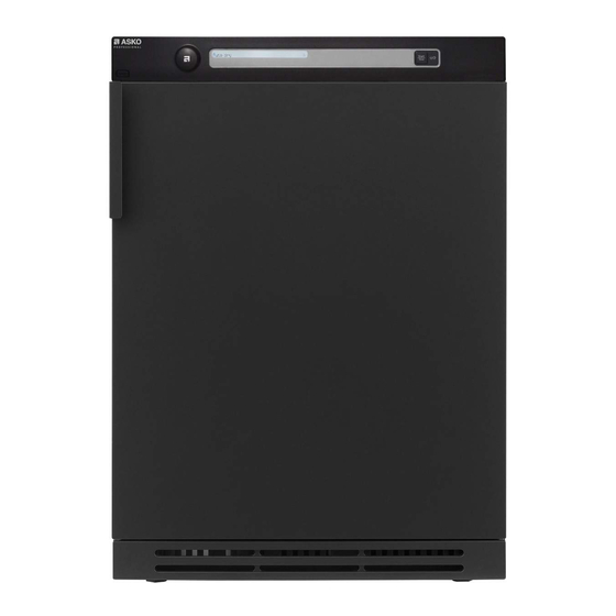 Asko TDC145V Installation Instructions Manual