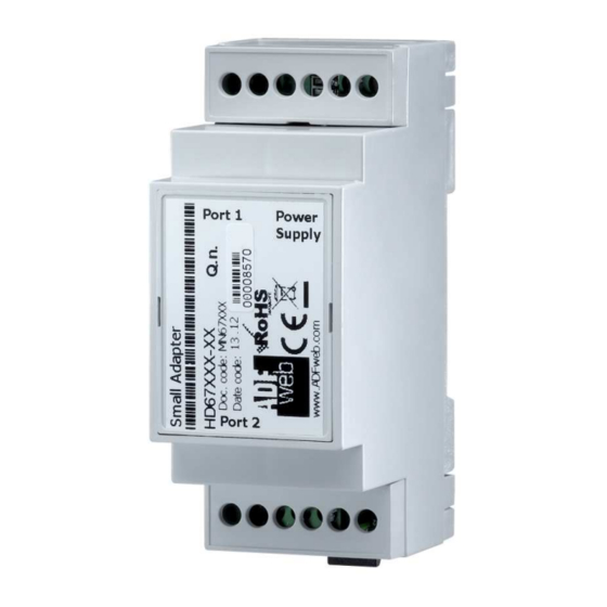 ADF Web HD67932-B2 Series User Manual