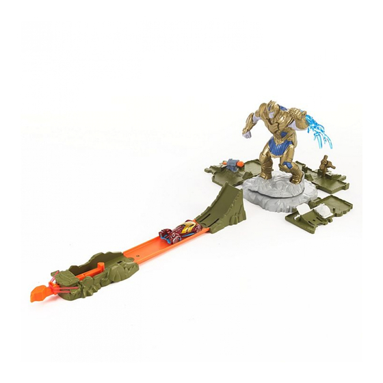 Mattel Hot Wheels Marvel Avengers Infinity War Avengers vs Thanos Showdown Instructions Manual