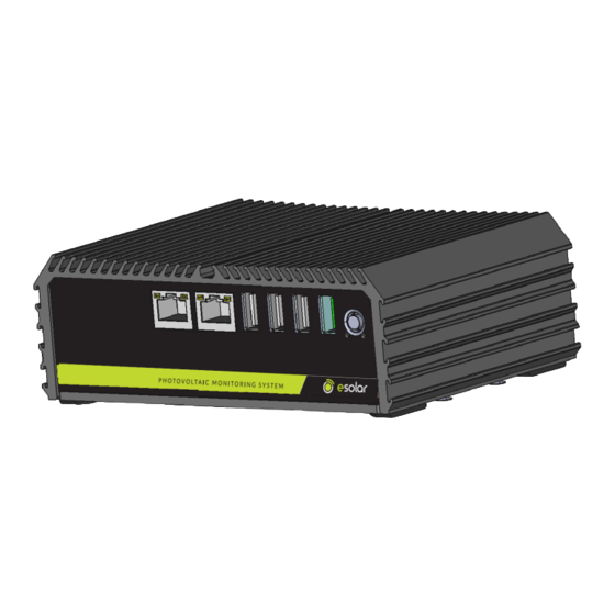 Sinapsi esolar3be RS485 Quick Start Manual