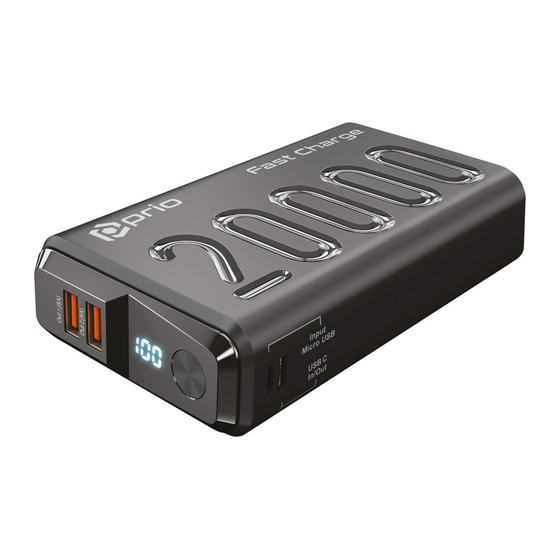 Prio 20000MAH User Manual