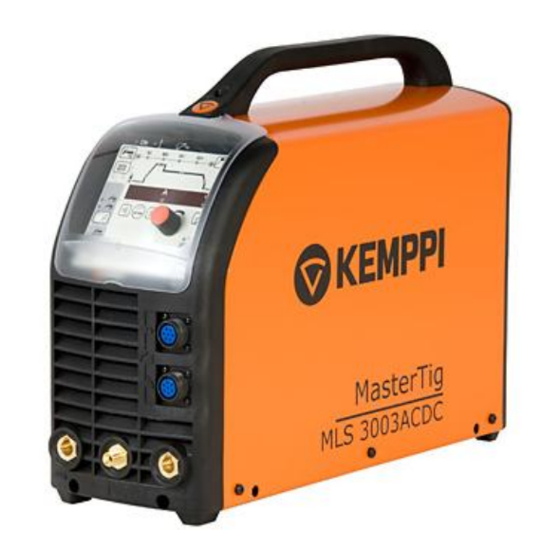 Kemppi Mastertig MLS 3003 ACDC Service Manual