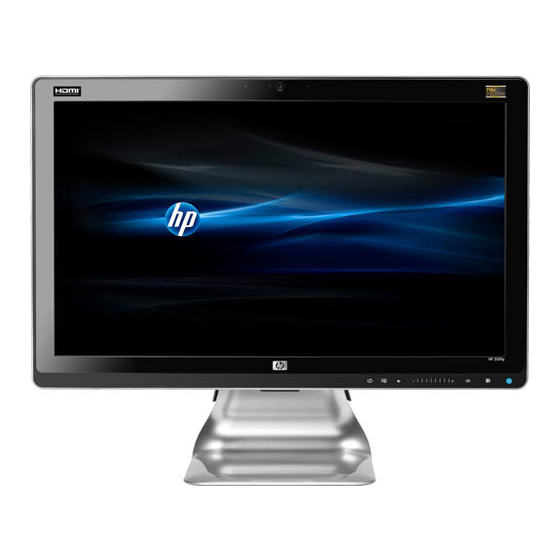 HP 2509p LCD Monitor Manuals