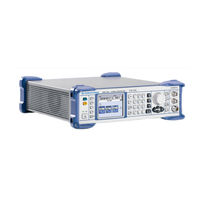 Rohde & Schwarz 1406.6000K03 Quick Start Manual
