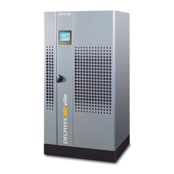 socomec DELPHYS MP MX User Manual