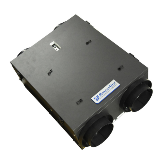 RenewAire SL70H Instruction Sheet
