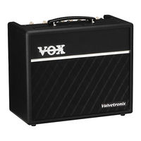 Vox Valvetronix VT40+ Owner's Manual