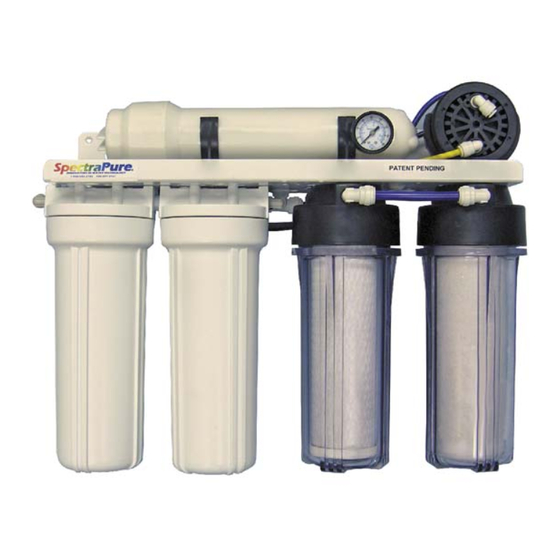 SpectraPure 4-Stage Compact DWS-CLS-3 Operation Manual