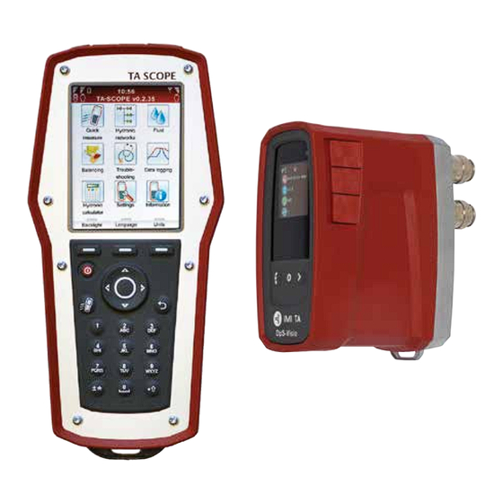 IMI TA-SCOPE Quick Manual