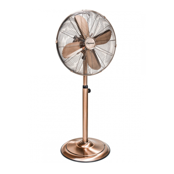 User Manuals: Bestron SUMMER BREEZE DFS45SCO Floor Fan