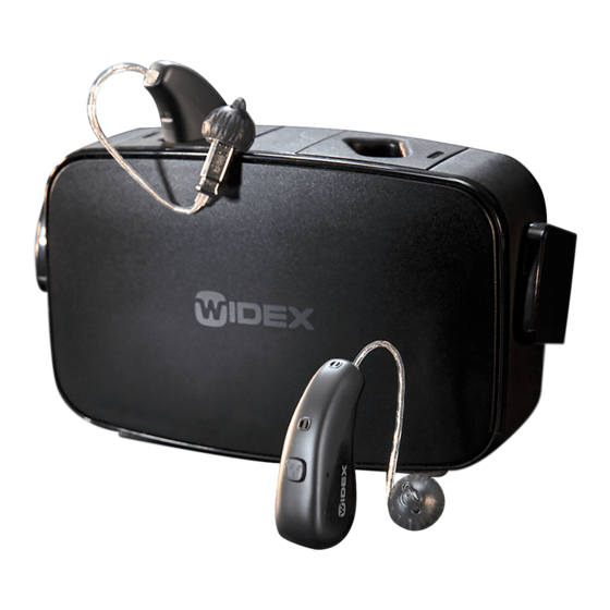 Widex WPT102 User Instructions