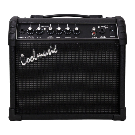 Cool music Unique-15G Manual