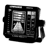 Lowrance LMS-150 GPS Installation And Operation Instructions Manual