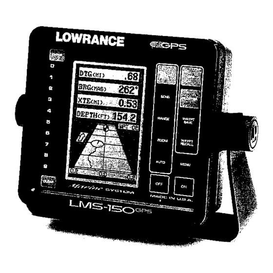 Lowrance LMS-150 GPS Manuals
