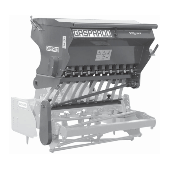 Gaspardo VITIGREEN Use And Maintenance