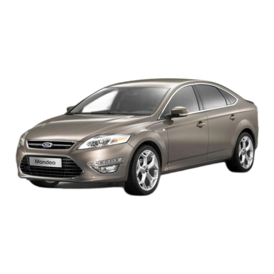 Ford 2010 Mondeo Quick Manual