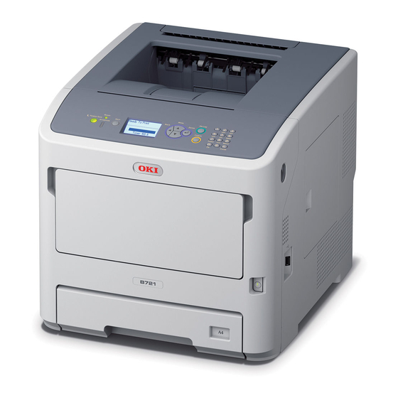 Oki B721 User Manual