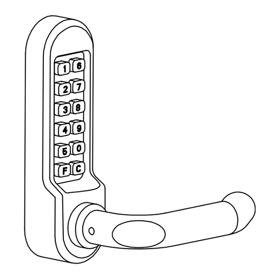 Borglocks BL5001 Installation Information