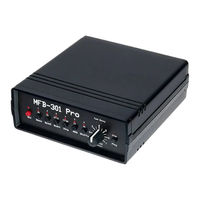 MFB MFB-301 Pro Operating Manual