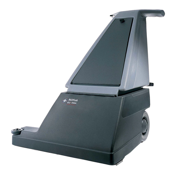 Nilfisk-Advance GU 700A Instructions For Use Manual