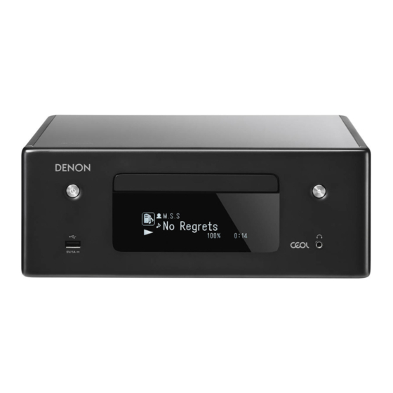 Denon CEOL RCD-N10 Owner's Manual