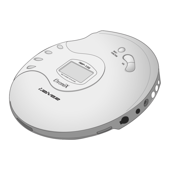 IRiver ChromeX iMP-150 User Manual