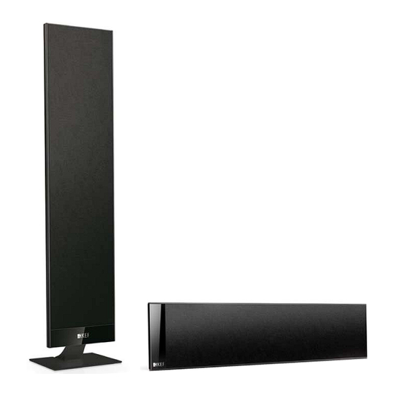 User Manuals: KEF T101c Center Channel Speaker