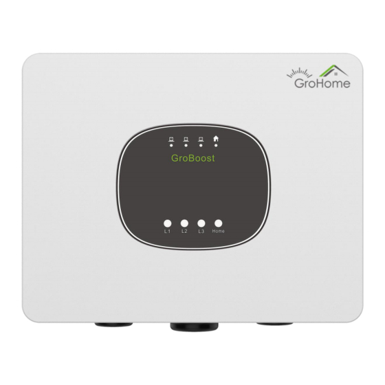 Growatt GroBoost Quick Installation Manual