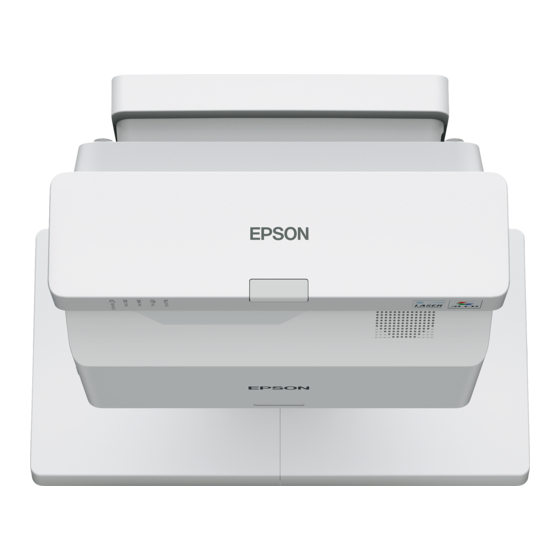 Epson EB-770F Manuals