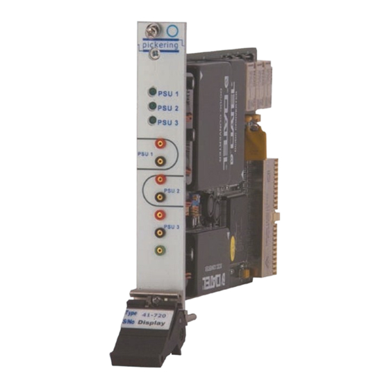 Pickering PXi 41-720 User Manual
