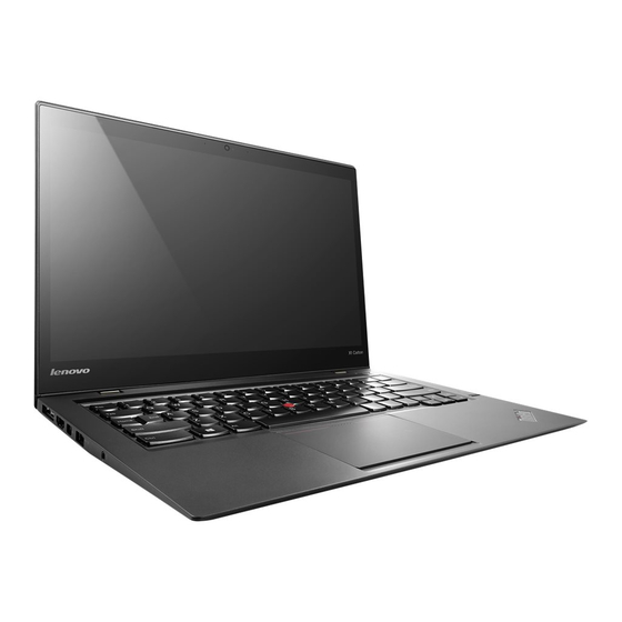Lenovo ThinkPad X1 Carbon Maintenance Manual