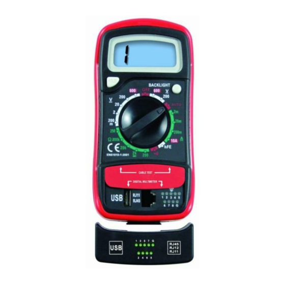Velleman DVM630 User Manual