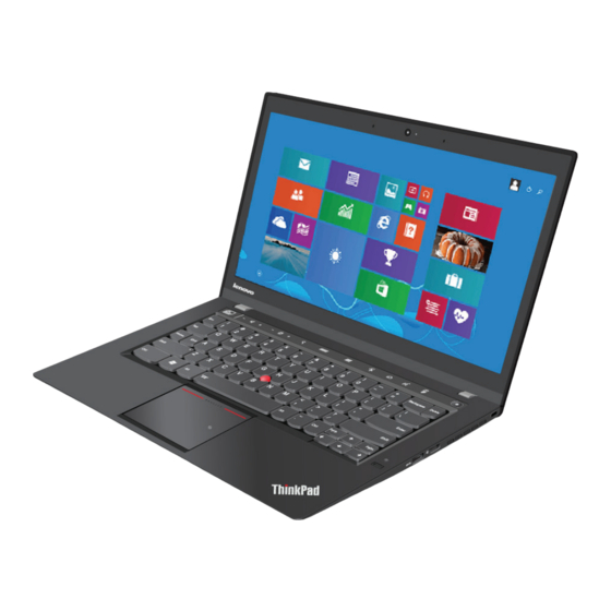 Lenovo ThinkPad X1 Carbon Setup Manual