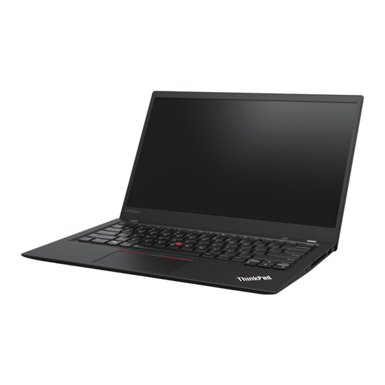 Lenovo ThinkPad X1 Carbon Setup Manual