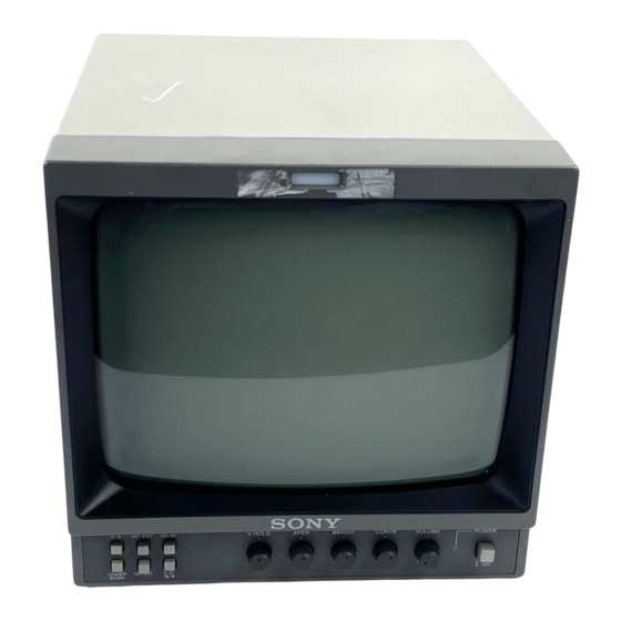 Sony PVM-96 Specification