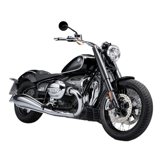 BMW Motorrad R 18 2021 Rider's Manual