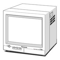 Panasonic WVBM1790 - B/W VIDEO MONITOR Operating Instructions Manual