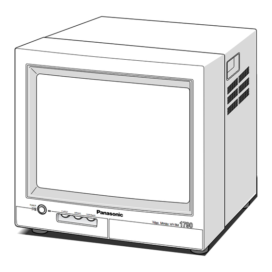 Panasonic WV-BM1790 Operating Instructions Manual