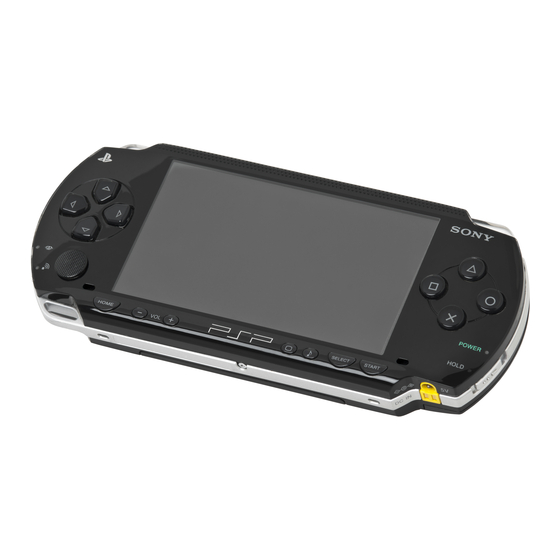 Sony PlayStation Portable Quick Reference
