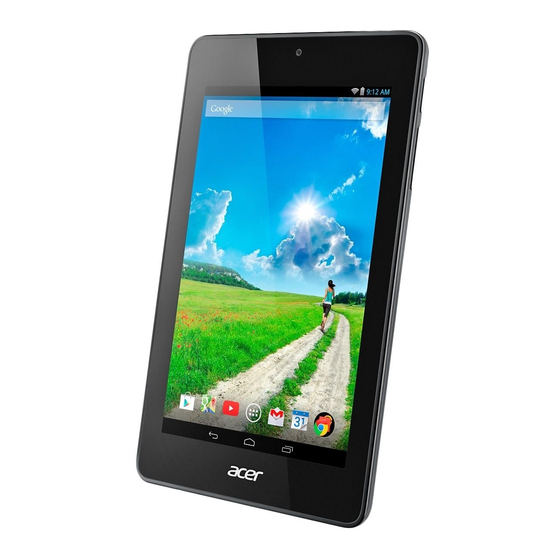 Acer Iconia One 7 B1-730 HD Service Manual