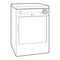 Dryer GE DSKP333ECWW - Spacemaker 120V 3.6 cu. Ft. Electric Dryer Dimensions And Installation Information