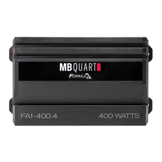AB Amps 400 Operating Instructions Manual