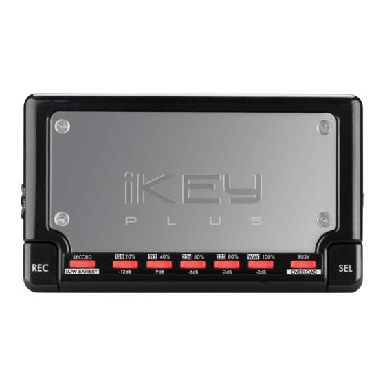 iKEY-AUDIO iKEYplus Manuals