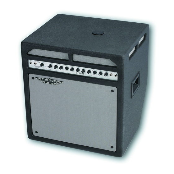 Motion Sound KBR-M User Manual