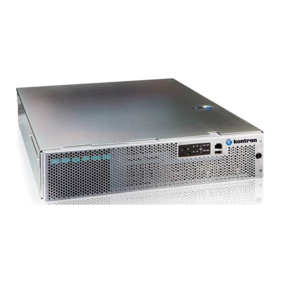 Kontron CG2200 Installation And Maintenance Manual