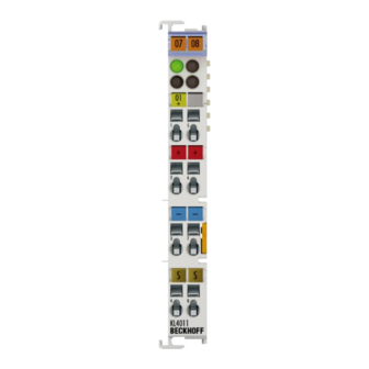 Beckhoff KL4011 Manuals