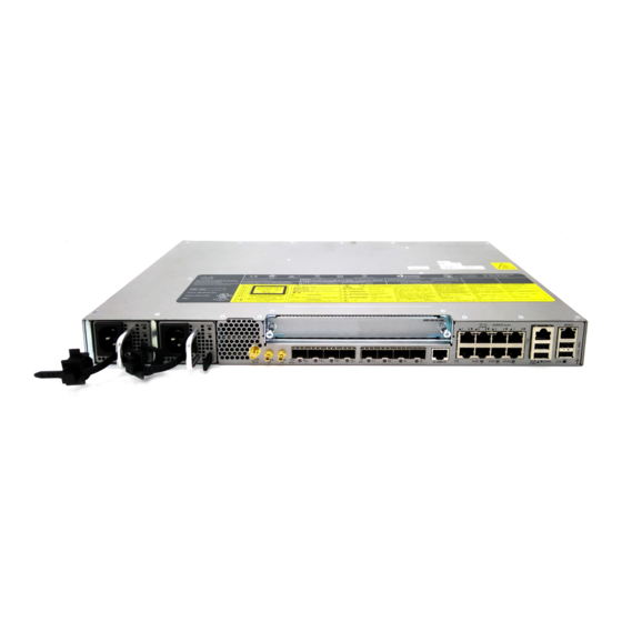 Cisco ASR-920-12SZ-IM Quick Start Manual