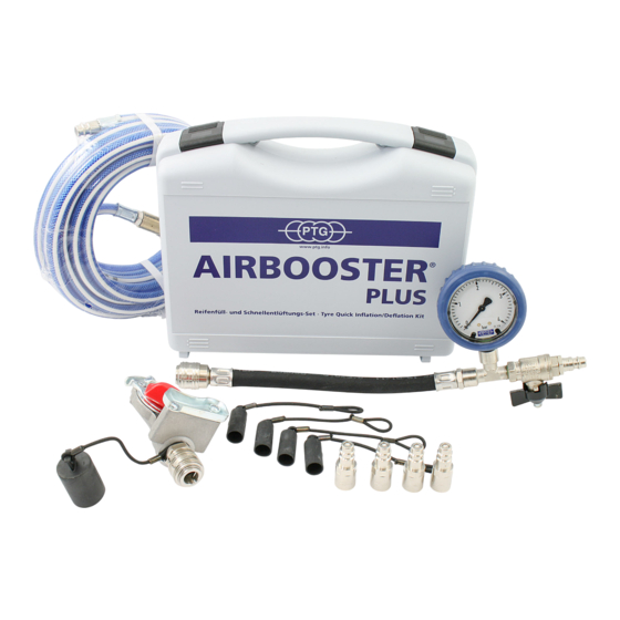 PTG AIRBOOSTER plus Installation And Operating Instructions Manual
