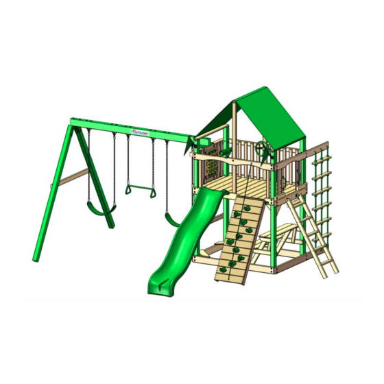 PlayNation Play Systems Horizon Tarp Roof 1500AT Assembly Instructions Manual