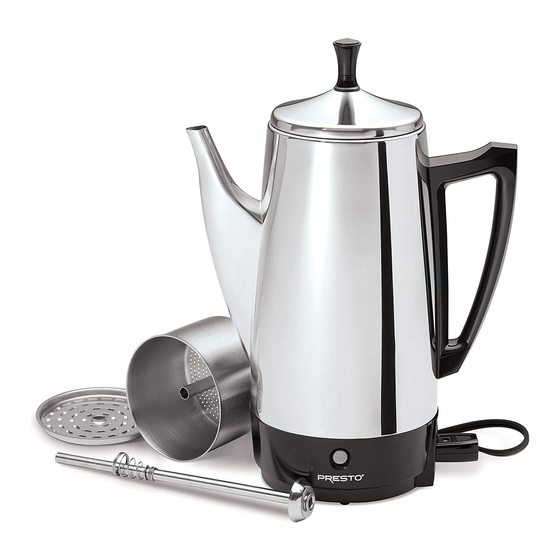Presto Coffeemaker Instructions